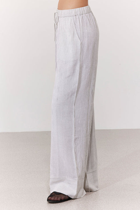 Gottex Beach Life Saltstripe Wide Leg Beach Pant