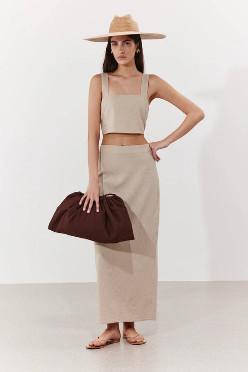 Gottex Beach Life Terra Square Neck Crop Top