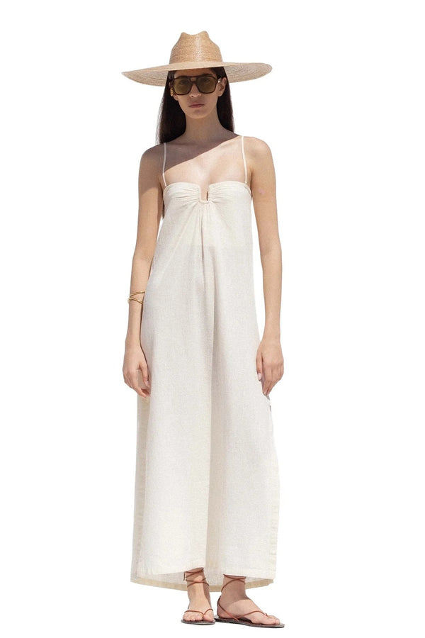 Gottex Beach Life Terra Bandeau U Wire Midi Dres