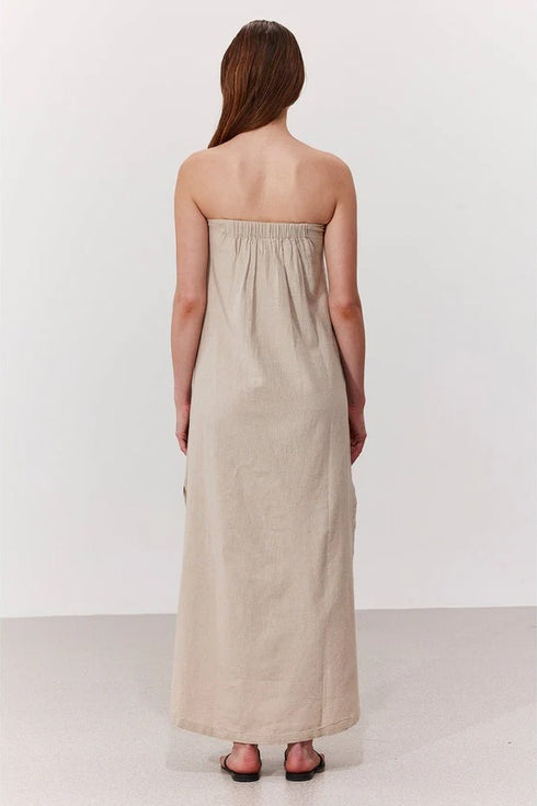 Gottex Beach Life Terra Bandeau U Wire Midi Dress