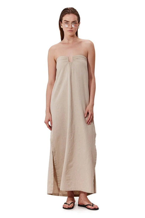 Gottex Beach Life Terra Bandeau U Wire Midi Dress