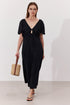 Gottex Beach Life Terra Puff Sleeve Midi Dress
