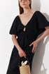 Gottex Beach Life Terra Puff Sleeve Midi Dress