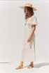 Gottex Beach Life Terra Puff Sleeve Midi Dress
