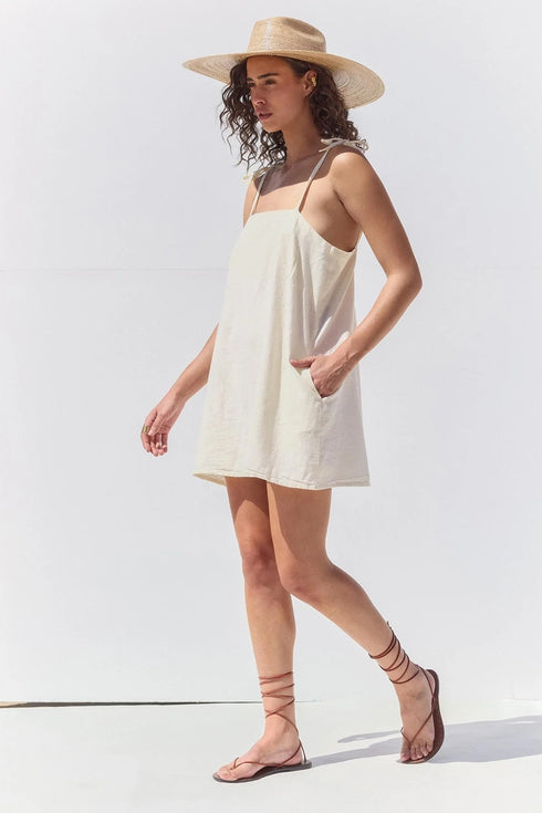 Gottex Beach Life Terra Square Neck Mini Dres