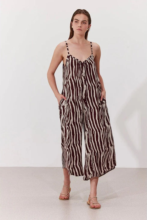 Gottex Beach Life Solena Crêpe Oversized Jumpsuit