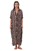 Gottex Beach Life Solena Printed Crêpe Oversized Shirt Dress