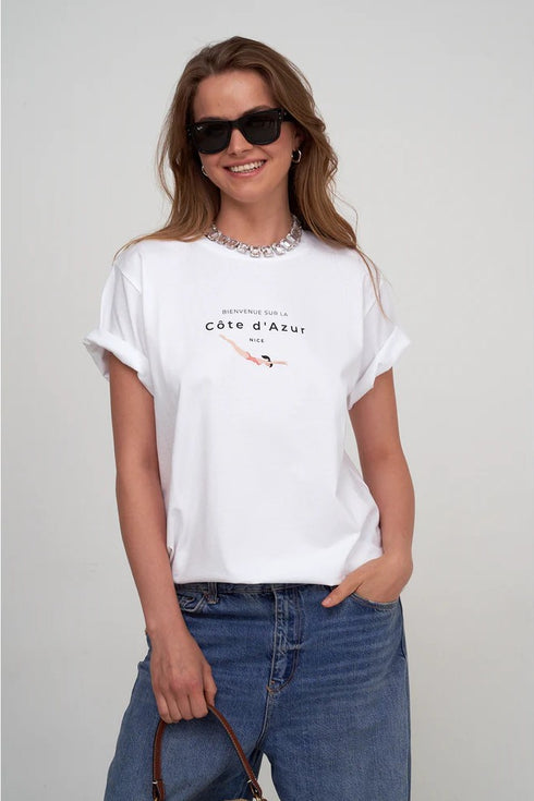 Gottex Beach Life Airport Cotton Graphic