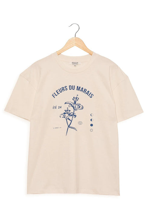 Gottex Beach Life Oversized Short Sleeve Graphic Tee
