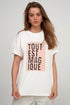 Gottex Beach Life Oversized Short Sleeve Graphic Tee