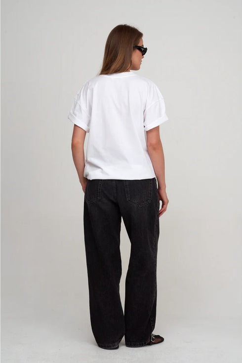 Gottex Beach Life Oversized Short Sleeve Graphic Tee