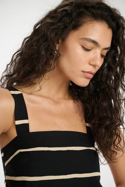 Gottex Beach Life Resort Ray Square Neck Crop Top