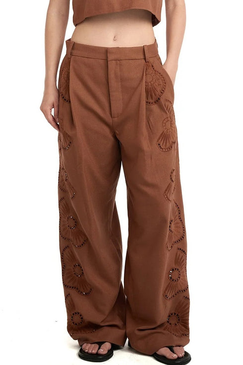 Gottex Beach Life Resort Embroidered Pants