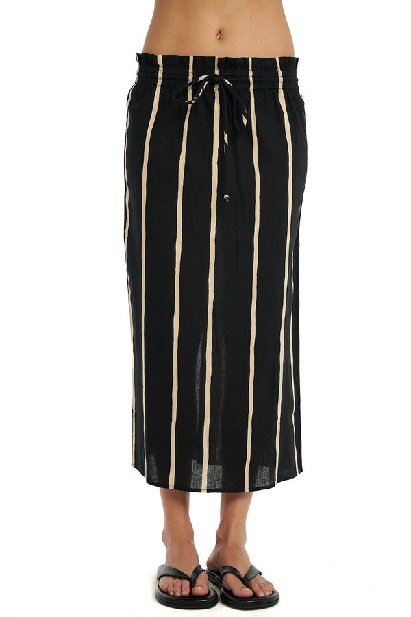 Gottex Beach Life Resort Ray Paper Bag Midi Skirt