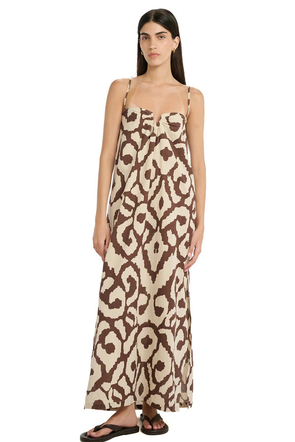 Gottex Beach Life Resort Geo Drift U Wire Maxi Dres