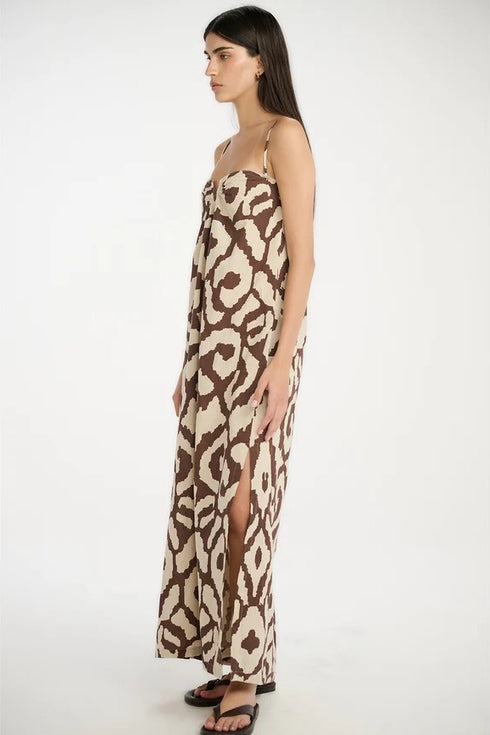 Gottex Beach Life Resort Geo Drift U Wire Maxi Dres