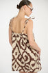 Gottex Beach Life Resort Geo Drift Square Neck Mini Dress