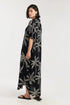 Gottex Beach Life Resort Palm Maxi Shirt Dress