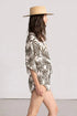 Gottex Beach Life Sleeved Short Cover Up Jumpsuit