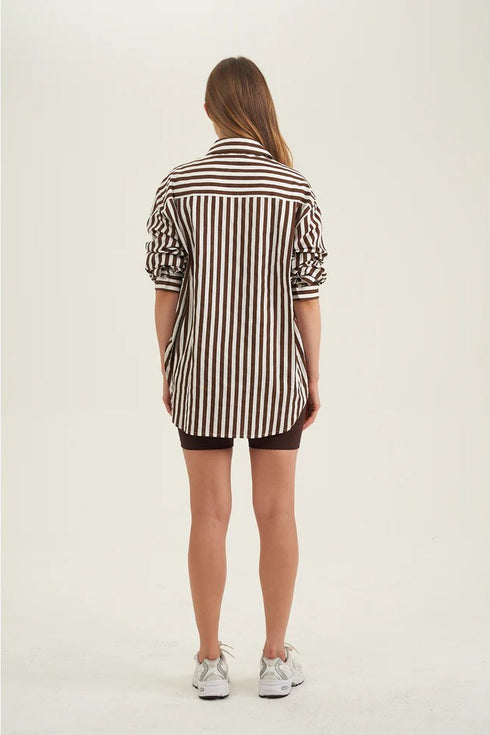 Gottex Beach Life Oversized Cotton Button-Down Shirt