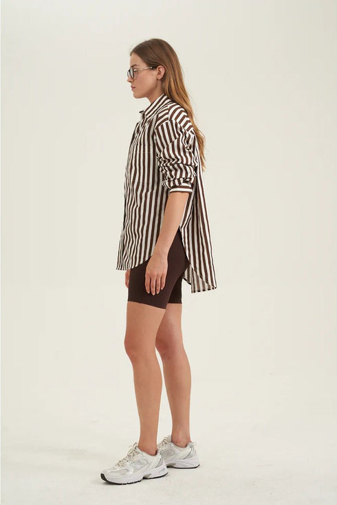 Gottex Beach Life Oversized Cotton Button-Down Shirt