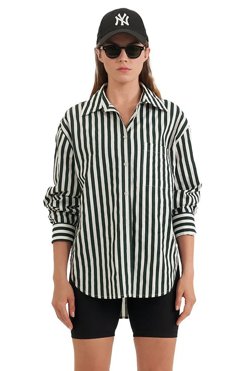 Gottex Beach Life Oversized Cotton Button-Down Shirt