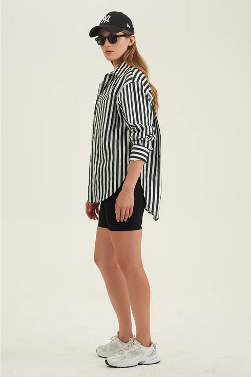 Gottex Beach Life Oversized Cotton Button-Down Shirt