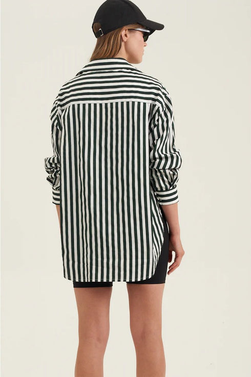 Gottex Beach Life Oversized Cotton Button-Down Shirt
