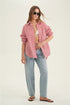 Gottex Beach Life Oversized Cotton Button-Down Shirt