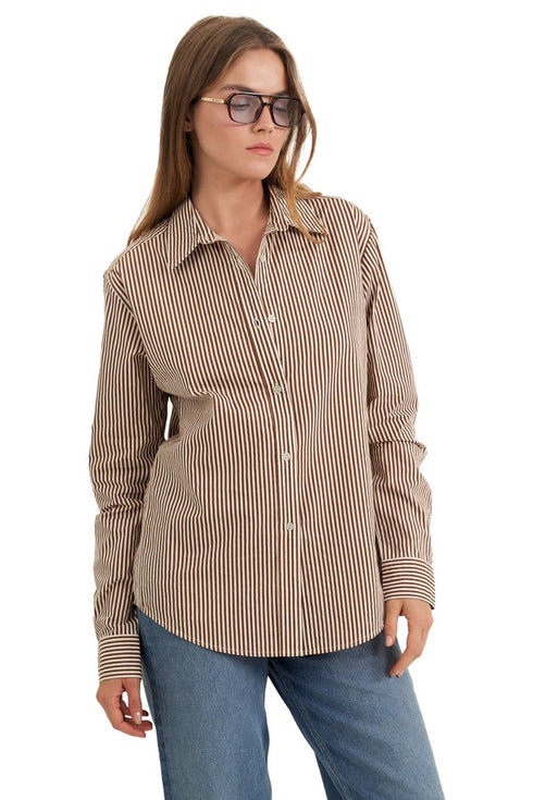 Gottex Beach Life Fitted Cotton Button-Down Shirt