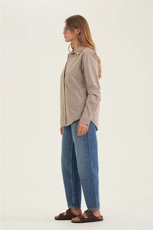 Gottex Beach Life Fitted Cotton Button-Down Shirt