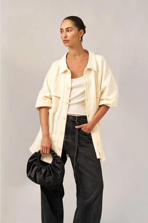 Gottex Beach Life Cozy Coast Airport Button Up Shacket