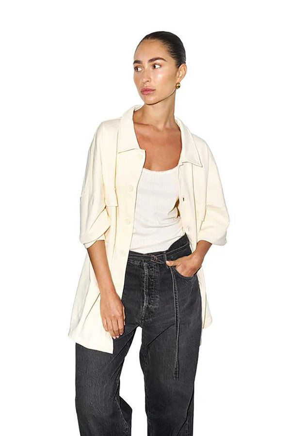 Gottex Beach Life Cozy Coast Airport Button Up Shacket