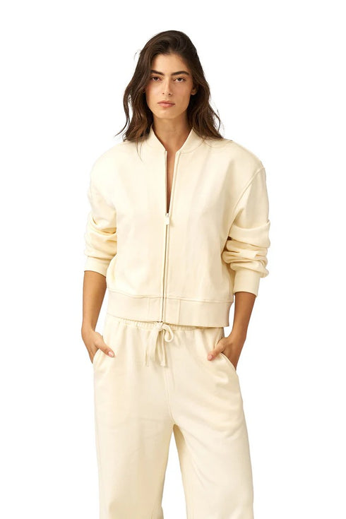 Gottex Beach Life Cozy Coast Airport Bomber Sweatshirt