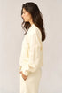 Gottex Beach Life Cozy Coast Airport Bomber Sweatshirt