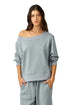 Gottex Beach Life Cozy Coast Airport Off the Shoulder Sweatshirt