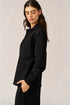 Gottex Beach Life Cozy Coast Airport Collared V Neck Sweatshirt