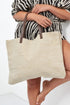 Gottex Accessories Jute And Vegan Leather Bag