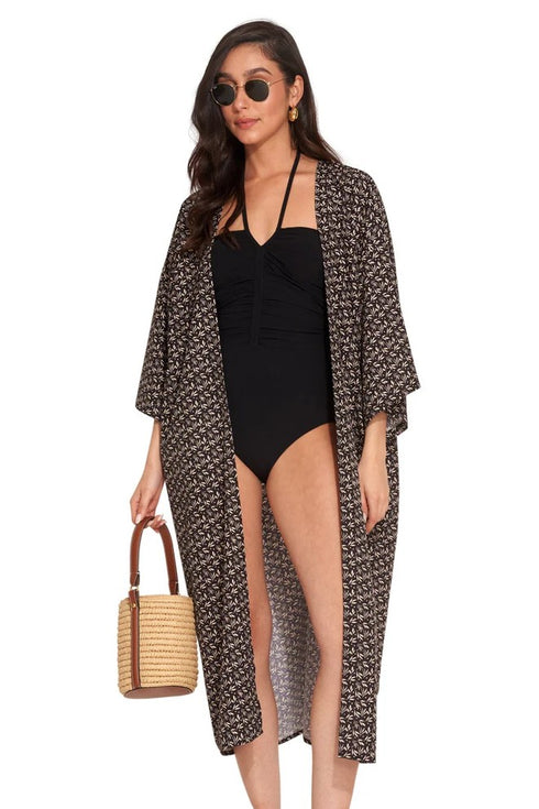 Gottex Beach Life Mika Midi Cover Up Kimono
