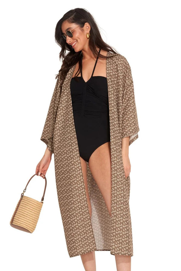 Gottex Beach Life Mika Midi Cover Up Kimono