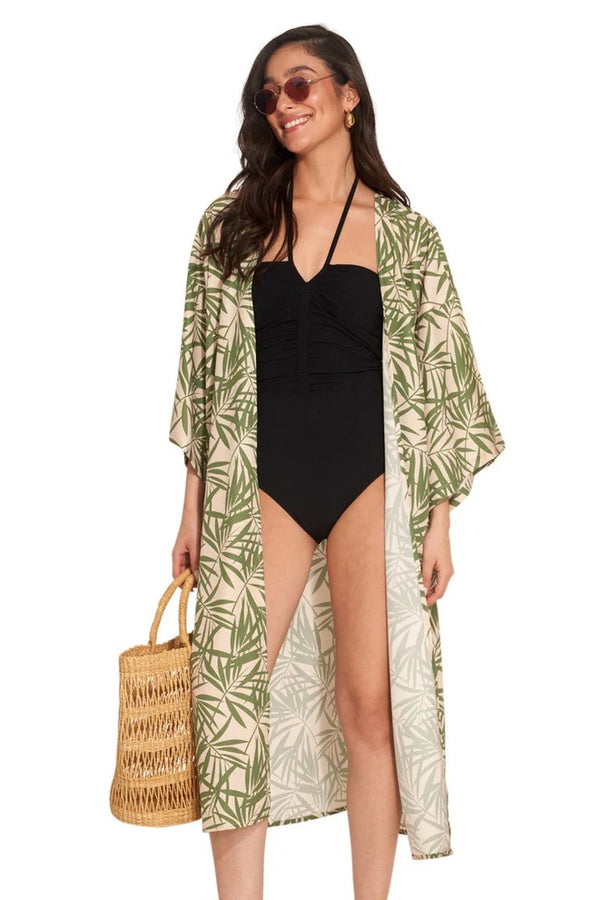 Gottex Beach Life Noam Midi Cover Up Kimono