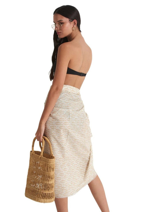 Gottex Beach Life Cover Up Sarong Wrap Skirt