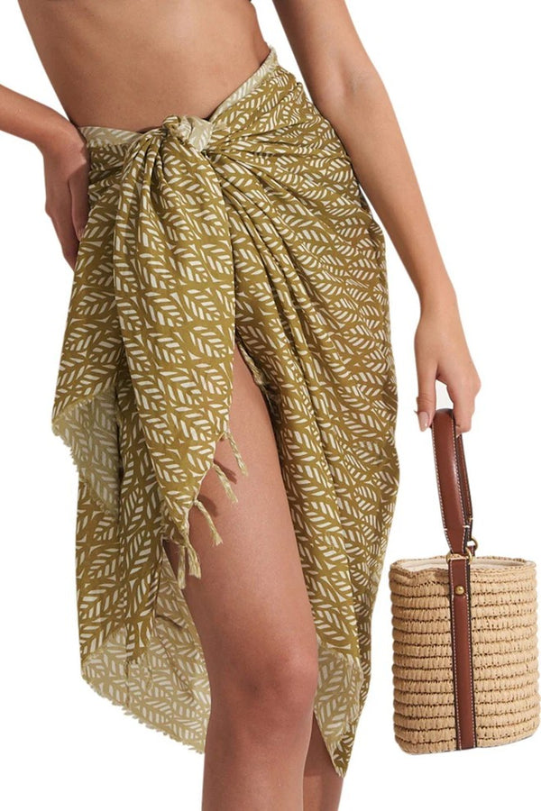 Gottex Beach Life Cover Up Sarong Wrap Skirt