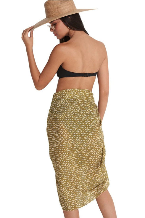 Gottex Beach Life Cover Up Sarong Wrap Skirt