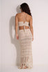 Gottex Beach Life Crochet Fringe Skirt and Crop Top Set