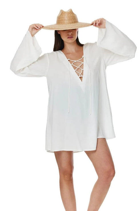 Gottex Beach Life Mist & Sand Mini Dress
