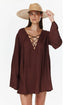 Gottex Beach Life Mist & Sand Mini Dress