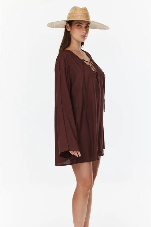 Gottex Beach Life Mist & Sand Mini Dress