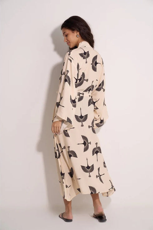 Gottex Beach Life Soar & Shore Robe Cover-Up