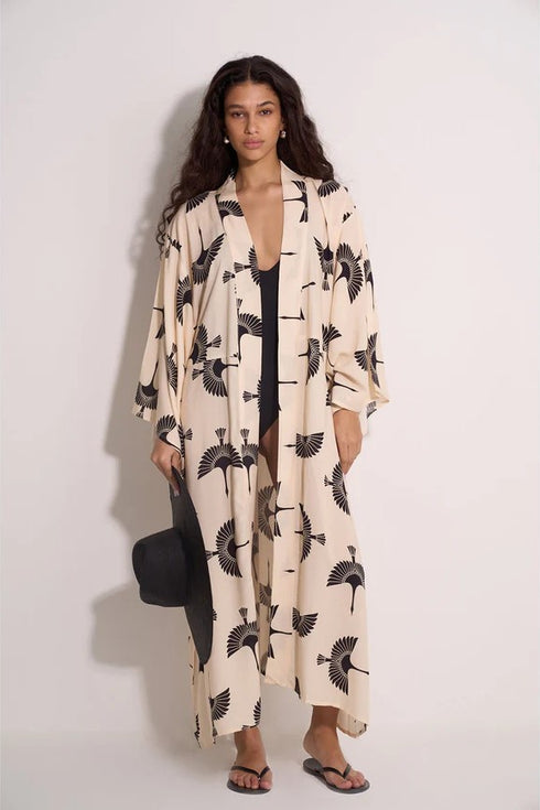 Gottex Beach Life Soar & Shore Robe Cover-Up